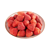 Tranches de fraises FD Sweet Peel en vrac, emballage en vrac, goût frais, fraises conservées dans l'eau, prêtes à manger, produit de fruits secs