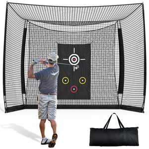 Cage de frappe de golf robuste avec filet d'entraînement double couche et toile cible pour jardin, intérieur et extérieur - Product Image 6