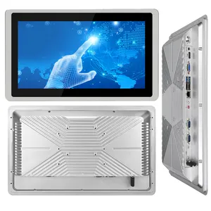 15,6 Zoll Kiosk Touch-Monitor industrieller AIO Embedded Tablet Computer Touch Industriecomputer ip65 Front-Wasserdichtes Paneel PC
