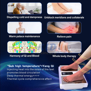 2025 Neue Fußfüße Magnetische Tera hertz ausrüstung Tragbare Beinfuß heizung SPA Schmerzt herapie Tera hertz Fuß <span class=keywords><strong>massage</strong></span> gerät - Product Image 3