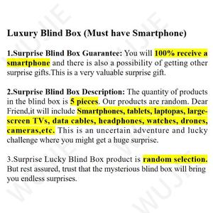2026 Novelty Electronics Mystery Box Willekeurige Geluksbox Inclusief 5G Mobiele Smartphone Horloge Oordopjes Mysterieuze Verrassing Blind Gift - Product Image 2