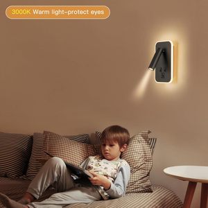 Home Office Bedroom Eye Protection Adjustable LED <b>Wall</b> <b>Light</b> <b>with</b> Modern Design Surface Mounted for Bed Side Reading - Product Image 3