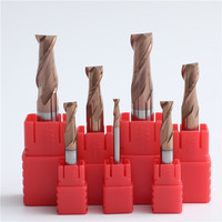 En gros pas cher usine en carbure monobloc fraise en aluminium 2 flûtes cnc routeur bits 6mm16mm 1mm fin mill cutter prix