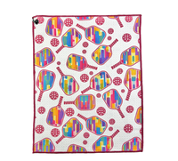 Serviette de sport en polyester super absorbante DZ Wholesale pour la gym, le fitness et l'exercice, avec logo brodé personnalisé, serviette de sport en cadeau