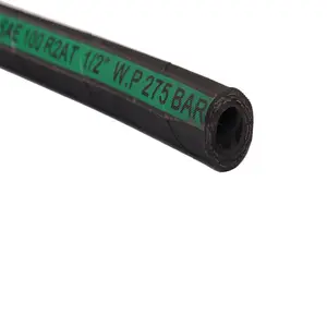 2 inch 3/8" 18mb 4000 psi 8mm en583 sae 100r2at high pressure 2wire 2sn hydraulic hose for excavator