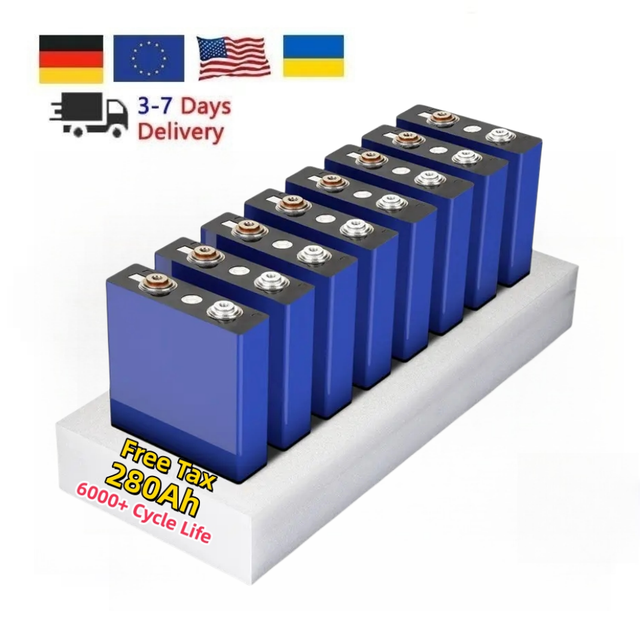 LF280k Prismatic a Battery Cells Lithium Ion Batteries 3.2v 50ah 100ah 230ah 280ah 300ah Solar Energy Storage Battery Lifepo4