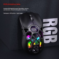 Souris de jeu sans fil H16 Honeycomb, légère, à structure creuse, tri-mode, qualité e-sport, RGB, longue durée de vie de la batterie, pour le bureau et la maison