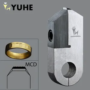 MCD เครื่องมือกลึงที่ใช้ในเครื่อง Faceting/อุปกรณ์ CNC สำหรับแกะสลักข้าวทอง/เครื่องประดับเงิน YUHE รายละเอียดฟัน