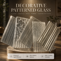 Verre décoratif texturé, câblé et laminé pour cloisons intérieures d'hôtels et murs-rideaux, anti-UV et écologique
