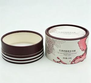 Cilindro de Cartón Corrugado Ecológico con Lámina Dorada, Tubo Personalizado para Envasado de Cremas Faciales, Perfumes y Cosméticos - Product Image 6