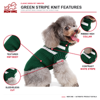 Vêtements pour chiens, vêtements pour animaux de compagnie, vêtements d'hiver pour petits chiens, vêtements sur mesure en gros, logo personnalisé, OEM, pull de Noël pour chien motif renne