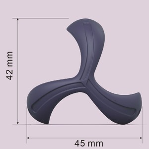 Anneau de Verrouillage Double Extensible en Silicone Triangulaire pour Homme, Anneau Pénien à Double Collier, Jouets Sexuels pour Couples, Vente Transfrontalière - Product Image 4