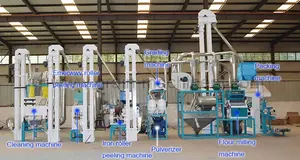 Auto Packing And Sewing Maize And Flour Milling Machine Maize Milling Machinery