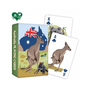 Recuerdo Personalizado de Australia, Naipes de Póker Tamaño Bridge, Papel Liso de 310 g/m², Barniz a Base de Agua - Product Image 1