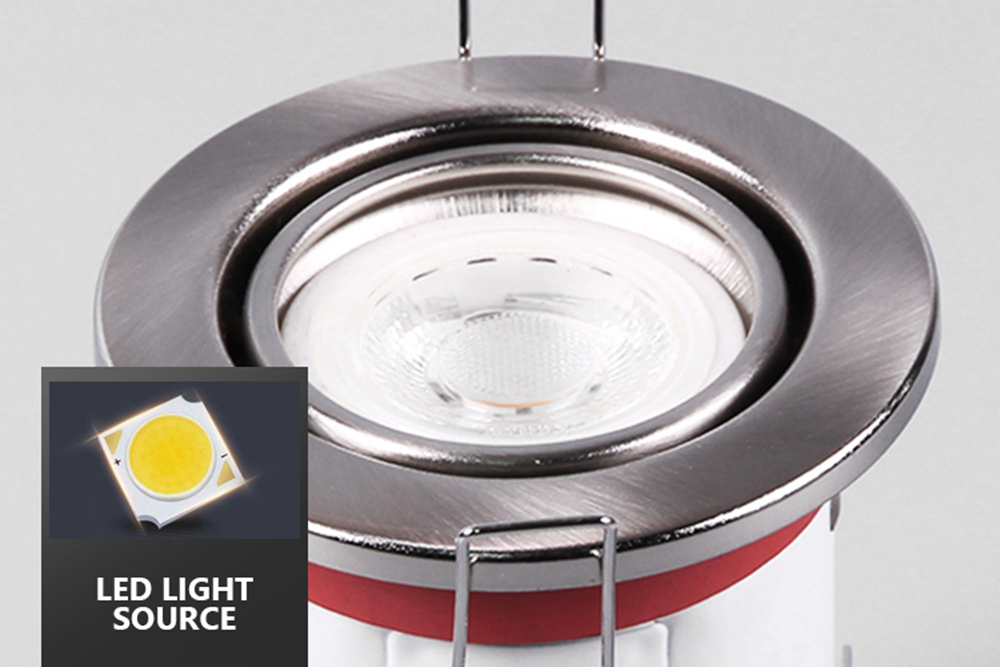 Die Casting Aluminium Fire Rated Downlights Adjustable IP65 Waterproof For Bathroom