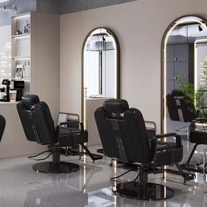 High Quality Modern Style Tiltable <b>Barber</b> <b>Chair</b> Multi-Function with Hot Leather for Hotels Beauty Salons Spas - Product Image 4