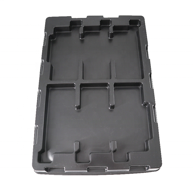 Customized Antistatic Durable PET Plastic Blister Trays ESD PCB Conductive Tray for Electronics