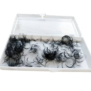 Extensiones de pestañas volumen 10D hechas a mano estilo europeo embalaje personalizado con logotipo de aspecto natural bajo MOQ de Vietnam - Product Image 4