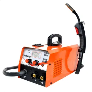 NEW Semi-Automatic MIG Gas Gasless 220V Flux Core Wire igbt inverter mig welding machine for sale