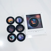 Nouvel Arrivage : Mini Haut-parleur Coran Personnalisé avec Aimant de Réfrigérateur, Disque Rotatif à Capteur NFC, Coffret Cadeau Coran, Boîte à Musique NFC, Lecteur de Musique NFC