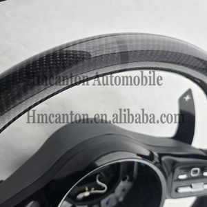Nuevo Producto: Volante de Fibra de Carbono y Cuero Perforado para Mercedes Benz W177 W213 W204 W205 W211 C257 AMG - Product Image 6