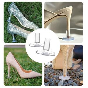 Protectores de Tacón Antideslizantes de Repuesto, Protectores de Tacón Transparentes para Zapatos Altos para Césped - Product Image 6