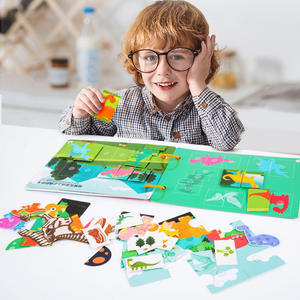 Montessori <span class=keywords><strong>DIY</strong></span> Feutre Occupé Calme <span class=keywords><strong>Livre</strong></span> Ensembles Activité Autisme Fidget Bébé Apprentissage Éducatif Précoce Jouets Sensoriels Pour Enfants Garçons Filles - Product Image 2
