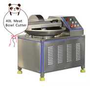 Hachoir à viande commercial 40L, machine à découper la viande fraîche, équipement de transformation alimentaire pour saucisses