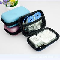 Étui de rangement numérique en EVA imperméable et antichoc avec fermeture éclair pour câbles de données, disques durs, appareils photo et consoles de jeux
