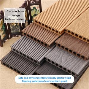 Planches de terrasse en composite bois-plastique (WPC) co-extrudées pour extérieur, anti-rayures, pour balcon de villa, faible entretien - Product Image 5