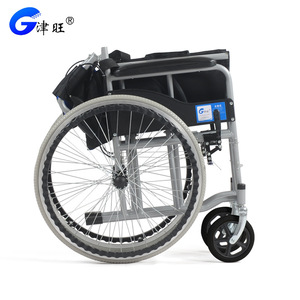 Silla de Ruedas Manual Jinwang de Aleación de Aluminio Plegable y Ligera para Ancianos, Ayuda para la Movilidad - Product Image 4