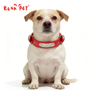 <span class=keywords><strong>Collar</strong></span> de Perro Ajustable de Cuero PU Barato con Logotipo Personalizado al por Mayor - Product Image 6