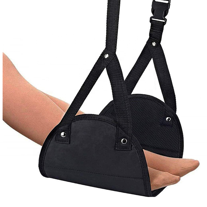 Гамак-подставка для ног, портативный гамак для путешествий, самолета, регулируемый, для офисного стола