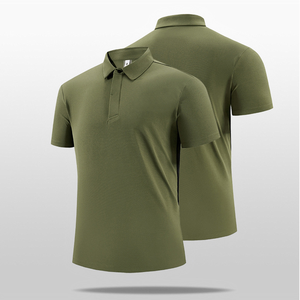 Kaos Polo Pria Custom dengan Trim Kontras, Lengan Pendek, dan Bahan Bernapas, Atasan Atletik Kasual untuk Golf dan Tenis - Product Image 4