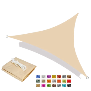 95% UV khối tam giác <span class=keywords><strong>Sun</strong></span> <span class=keywords><strong>Shade</strong></span> buồm tán không thấm nước ngoài trời sân sau mái hiên cắm trại Lều Poly Vật liệu cơ sở hoạt động - Product Image 3