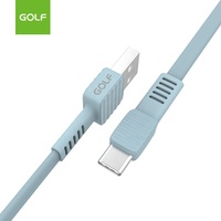 Özelleştirilmiş USB tip C veri kabloları 2.4A hızlı şarj örgülü düz tip kablo şarj cihazı USB kablosu
