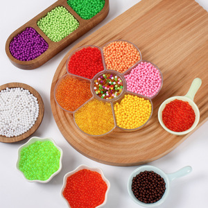 Mini Artificial Colorful Taro Balls, Simulated Food, Small Sweet Dumplings, <strong>Sago</strong> Jelly Diy Toy Accessories For Bubble Tea - Product Image 1