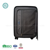 Valise personnalisée RIGA à prix abordable, vente en gros, bagages de voyage en PC pour hommes, 19 et 24 pouces, valise à roulettes 4 roues, ensemble de bagages avec serrure TSA
