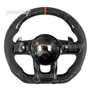 Volant en fibre de carbone forgé sur mesure pour Mercedes-Benz 2018-2021 G350 G550 C300 C63 <span class=keywords><strong>S</strong></span> <span class=keywords><strong>CLA</strong></span> GLA GLE GLS E300 S400 <span class=keywords><strong>A45</strong></span> GT <span class=keywords><strong>AMG</strong></span> - Product Image 1