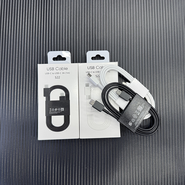 Type C to Type-C Charging Data Cable 25W 3AOriginal Quality Data Cable Quick ChargeLine for Samsung S21 S20 Note 10 Mobile Phone