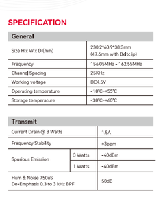 วิทยุสื่อสารแบบพกพา VHF สำหรับเรือเดินทะเล ระบบดิจิตอล ระยะทาง 3 กม. กันน้ำ พร้อมระบบสื่อสารแบบอนาล็อกสองทาง - Product Image 5
