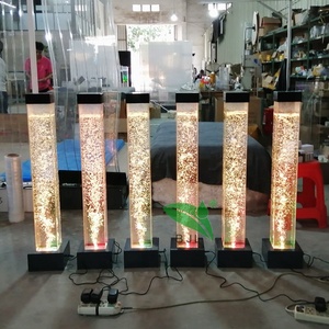 Trang Trí Trong Nhà Tầng Thường Vụ Màu Thay Đổi LED Acrylic Water Bubble Quảng Trường Cột Đèn - Product Image 3