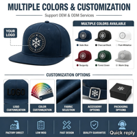 Casquettes Snapback en gros à haute capacité de production, 300 000 pièces par mois, fourniture fiable, usine certifiée BSCI, casquettes Snapback personnalisées en gros avec logo