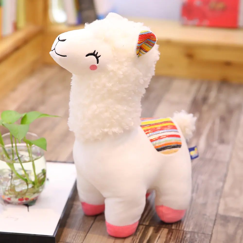 25ซม.Alpaca Llama Plushของเล่นตุ๊กตาKawaii Plushของเล่นของขวัญสําหรับเด็กทารก