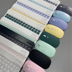 <b>Wireless</b> 2.4G Tablet <b>PC</b> Universal Office Mouse Keyboard Set Luminous BT Conference Outdoor Portable Keyboard - Product Image 4