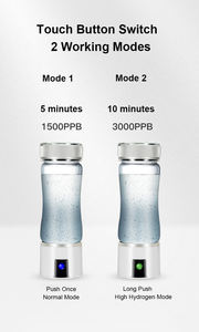 Botella de agua de hidrógeno Superior 10000ppm Usb Ionizador para <span class=keywords><strong>padre</strong></span> generador portátil 320ml para el hogar Oficina ejercicio viaje - Product Image 2