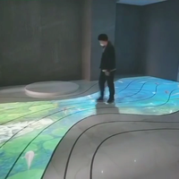 Nouvelle technologie de projection interactive au sol