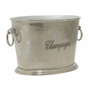 Seau à champagne en acier inoxydable personnalisé seau à glace à vin poli brillant de grande taille pour les fêtes - Product Image 1