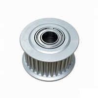 Poulie de guidage 3m 21 dents 10 mm de largeur, alésage 8 mm, personnalisée avec roulements, en aluminium, acier inoxydable, alliage d'acier, poulie de distribution pour imprimantes 3D