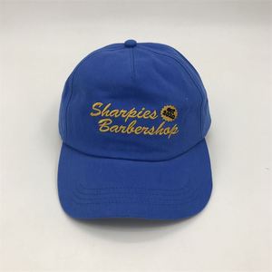 Gorra de 5 Paneles con Visera Corta, Sin Estructura, 100% Algodón, al por Mayor, Gorra de Perfil Bajo con Logotipo Bordado Personalizado - Product Image 4
